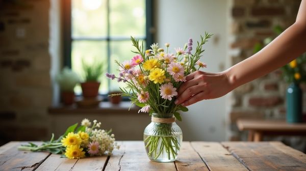 Commandez des fleurs fraîches livrées par un artisan