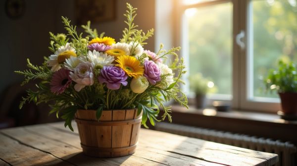 Commandez des fleurs fraîches livrées par un artisan