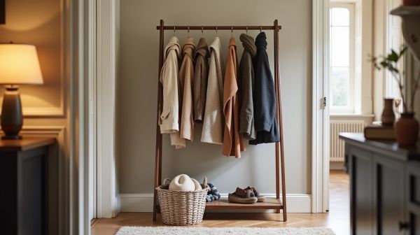 Le porte manteau, l'accessoire déco qui optimise votre espace